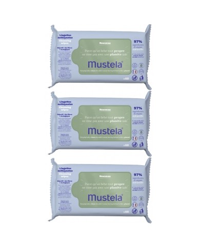 OFFRE Mustela lingettes nettoyantes à l'avocat Lot de 3 paquets de 70 lingettes OFFRE Mustela lingettes nettoyantes à l'avocat Lot de 3 paquets de 70 lingettes