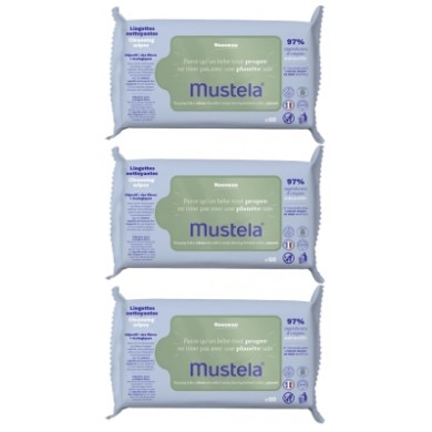 OFFRE Mustela lingettes nettoyantes à l'avocat Lot de 3 paquets de 70 lingettes OFFRE Mustela lingettes nettoyantes à l'avocat Lot de 3 paquets de 70 lingettes