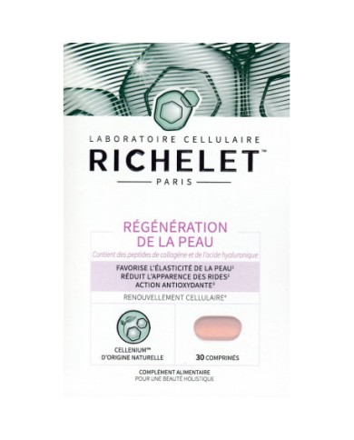 Richelet Régénération de la Peau Boite de 30 comprimés Richelet Régénération de la Peau Boite de 30 comprimés