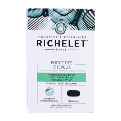 Richelet Force des Cheveux Boite de 30 comprimés Richelet Force des Cheveux Boite de 30 comprimés