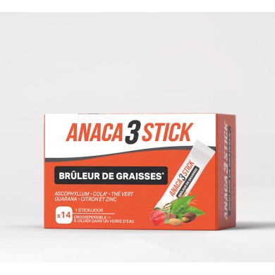Anaca 3 Stick Brûleur de graisses Boite de 14 stick