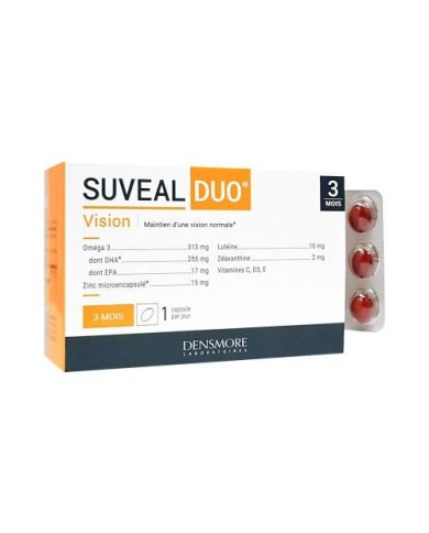 SUVEAL DUO Vision Complément alimentaire Boite de 90 capsules SUVEAL DUO Vision Complément alimentaire Boite de 90 capsules