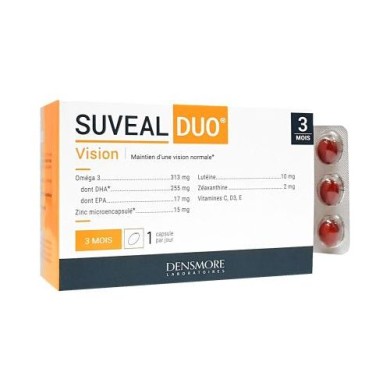 SUVEAL DUO Vision Complément alimentaire Boite de 90 capsules SUVEAL DUO Vision Complément alimentaire Boite de 90 capsules
