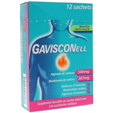 GAVISCONELL  Suspension buvable Boite de 12 sachets