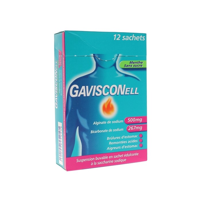 GAVISCONELL  Suspension buvable Boite de 12 sachets