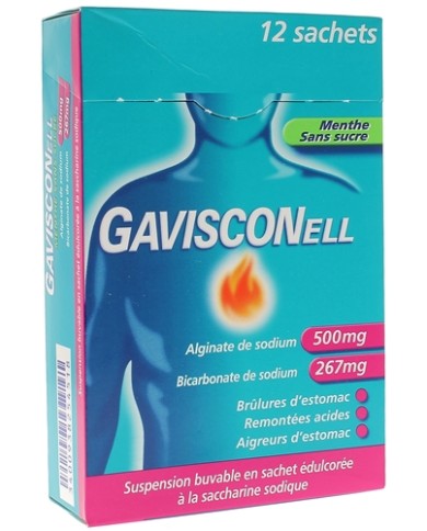 GAVISCONELL  Suspension buvable Boite de 24 sachets GAVISCONELL  Suspension buvable Boite de 24 sachets