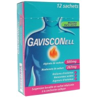 GAVISCONELL  Suspension buvable Boite de 24 sachets GAVISCONELL  Suspension buvable Boite de 24 sachets