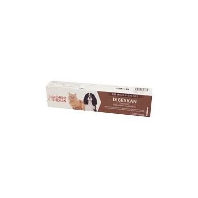 DIGESKAN Chat et Chien  Pâte Orale pour Trouble Digestifs 1 Seringue de 60ml