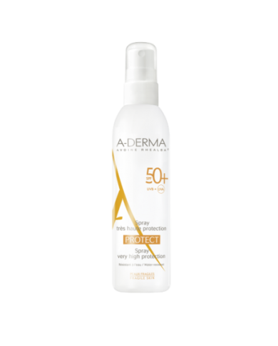 ADerma Protect Spray Solaire  SPF 50+ peaux fragiles Spray de 200 ml ADerma Protect Spray Solaire  SPF 50+ peaux fragiles Spray de 200 ml