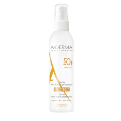ADerma Protect Spray Solaire  SPF 50+ peaux fragiles Spray de 200 ml ADerma Protect Spray Solaire  SPF 50+ peaux fragiles Spray de 200 ml