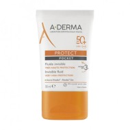 ADerma Protect Pocket Fluide invisible SPF 50+ Tube de 30 ml ADerma Protect Pocket Fluide invisible SPF 50+ Tube de 30 ml
