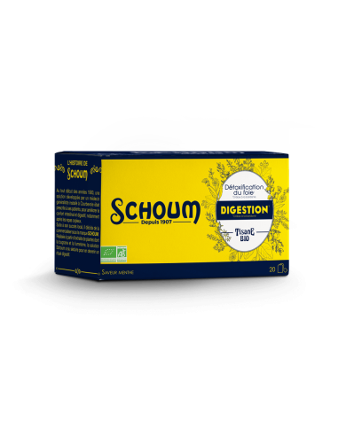 Schoum Digestion Tisane BIO Boite de 20 sachets