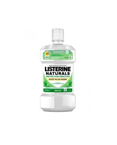 Listerine Naturals Bain de bouche protection gencives Flacon de 500ml