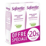 SAFORELLE Soin lavant doux Lot de 2 Flacons de 250ml