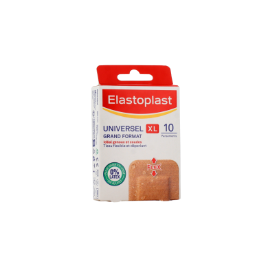 ELASTOPLAST UNIVERSAL XL Boite de 10 pansements Grands formats ELASTOPLAST UNIVERSAL XL Boite de 10 pansements Grands formats