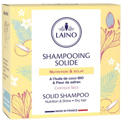 LAINO SHAMPOOING Solide Nutrition et éclat Pain de 60 grammes