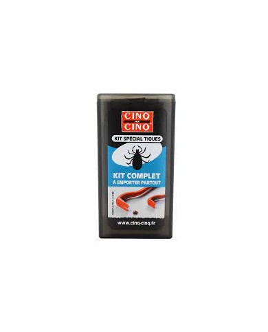 Cinq sur Cinq Kit spécial Tiques Cinq sur Cinq Kit spécial Tiques