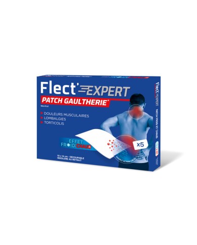 FLECT'EXPERT 5 Patchs Gaulthérie Effet Froid puis Chaud