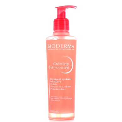 BIODERMA Créaline Gel Moussant NETTOYANT APAISANT Flacon de 500 ml BIODERMA Créaline Gel Moussant NETTOYANT APAISANT Flacon de 500 ml