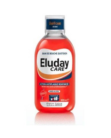 ELUDAY CARE Bain de Bouche Action Anti Plaque Renforcée flacon de 500ml