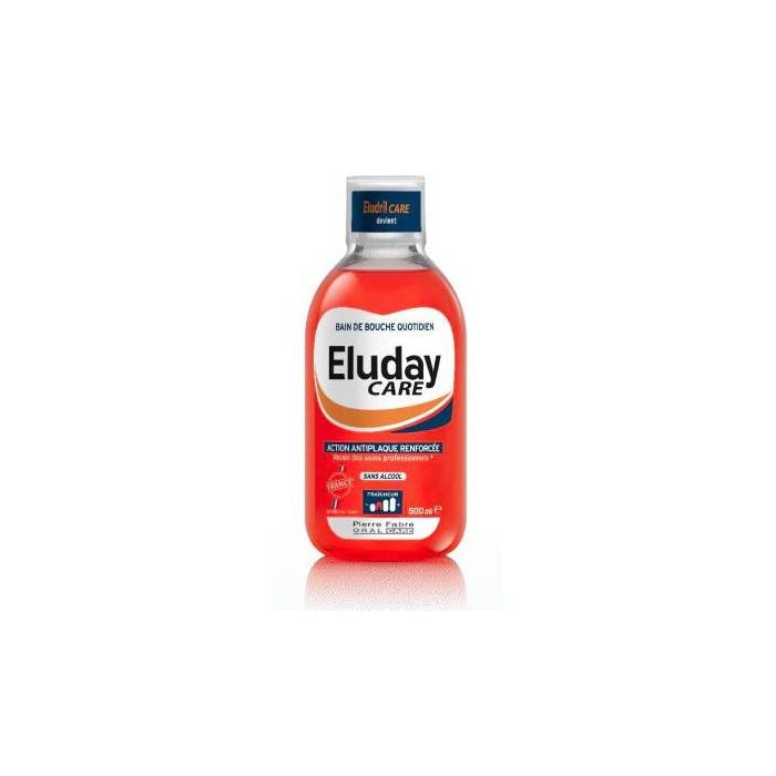 ELUDAY CARE Bain de Bouche Action Anti Plaque Renforcée flacon de 500ml