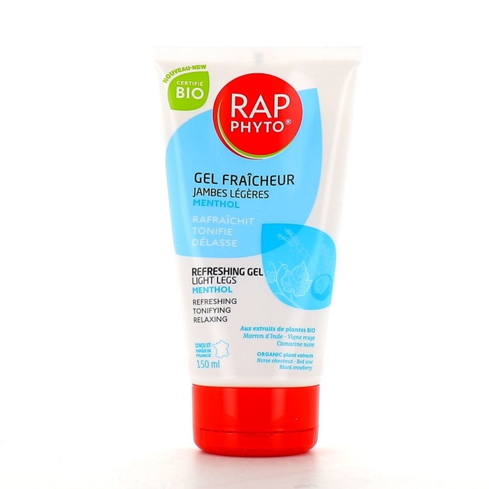 Rap Phyto Gel Fraîcheur Jambes Légères Bio Tube de 150 ml
