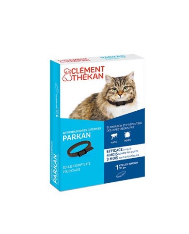 Clément Thékan Parkan Collier Antiparasitaire Chat 35 xm