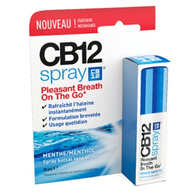 CB12 Spray haleine fraîche Flacon 15 ml