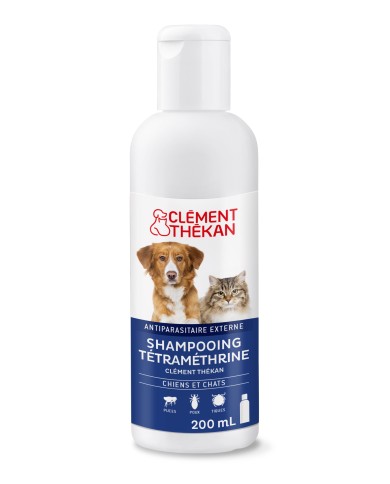 Clément Thékan Shampooing Tétraméthrine pour Chiens et Chats Clément Thékan Shampooing Tétraméthrine pour Chiens et Chats