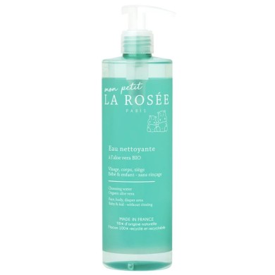 Mon petit LA ROSEE Eau nettoyante à l'aloe vera BIO Flacon pompe de 400 ml Mon petit LA ROSEE Eau nettoyante à l'aloe vera BIO Flacon pompe de 400 ml