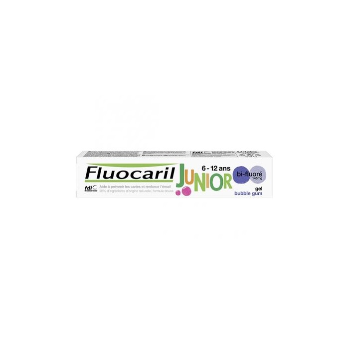 FLUOCARIL Dentifrice junior 6/12 ans Bubble Gum Tube de 75ml