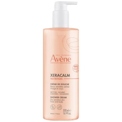 Avène Xeracalm Nutrition Crème de Douche Flacon pompe de  500ml Avène Xeracalm Nutrition Crème de Douche Flacon pompe de  500ml