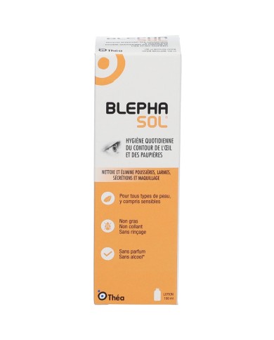 BLEPHASOL Hygiène quotidienne du contour de l'œil et des paupières Flacon de 100 ml