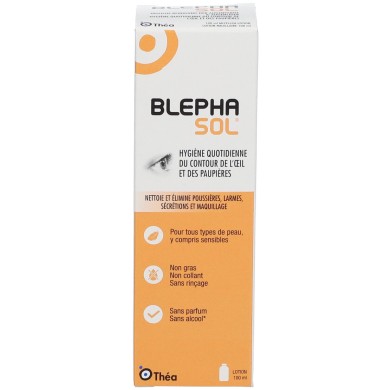BLEPHASOL Hygiène quotidienne du contour de l'œil et des paupières Flacon de 100 ml BLEPHASOL Hygiène quotidienne du contour de l'œil et des paupières Flacon de 100 ml