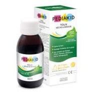 PEDIAKID Toux Sèche et Grasse Sirop d' Agave + Prébiotiques Flacon de 125ml