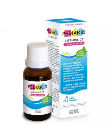 PEDIAKID Vitamine D3 200 UI Flacon de 20 ml