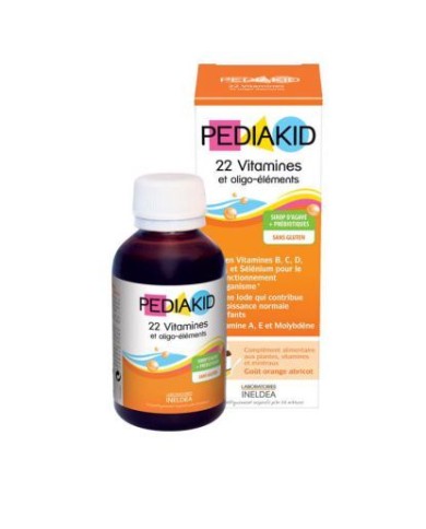 Pédiakid 22 Vitamines oligo éléments sirop Flacon de 125 ml