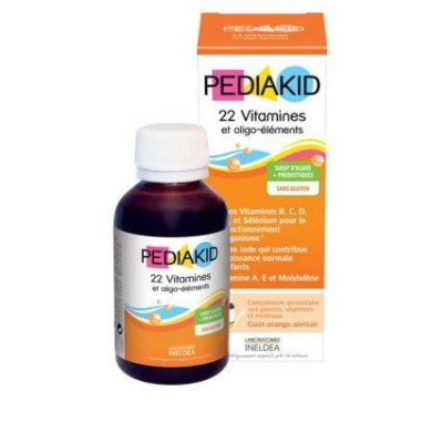 Pédiakid 22 Vitamines oligo éléments sirop Flacon de 125 ml