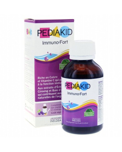 PEDIAKID Immuno-Fort Complément alimentaires Goût Myrtille