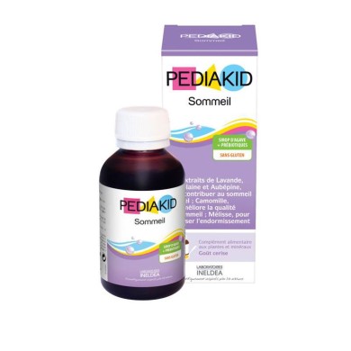 PEDIAKID Sommeil Sirop d' Agave + Prébiotiques Flacon de 125ml PEDIAKID Sommeil Sirop d' Agave + Prébiotiques Flacon de 125ml