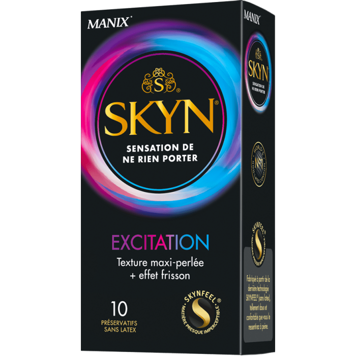 MANIX SKYN Excitation Boite de 10 préservatifs MANIX SKYN Excitation Boite de 10 préservatifs
