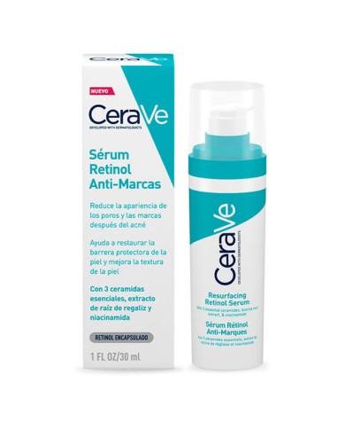 CERAVE Sérum Rétinol Anti-Marques - Peaux à Imperfections Tube de 30ml CERAVE Sérum Rétinol Anti-Marques - Peaux à Imperfections Tube de 30ml