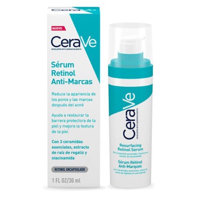 CERAVE Sérum Rétinol Anti-Marques - Peaux à Imperfections Tube de 30ml CERAVE Sérum Rétinol Anti-Marques - Peaux à Imperfections Tube de 30ml