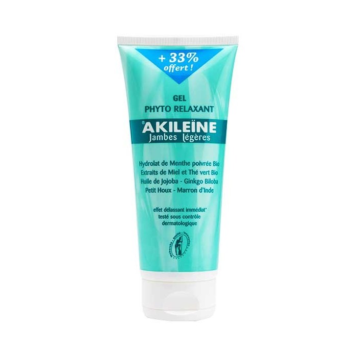 Akileine Gel Phyto Relaxant Jambes Tube de 200ml