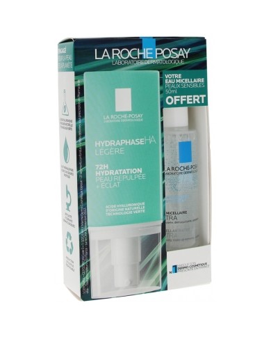 LA ROCHE POSAY Coffret Hydraphase HA riche 50ml + eau micellaire 50ml LA ROCHE POSAY Coffret Hydraphase HA riche 50ml + eau micellaire 50ml