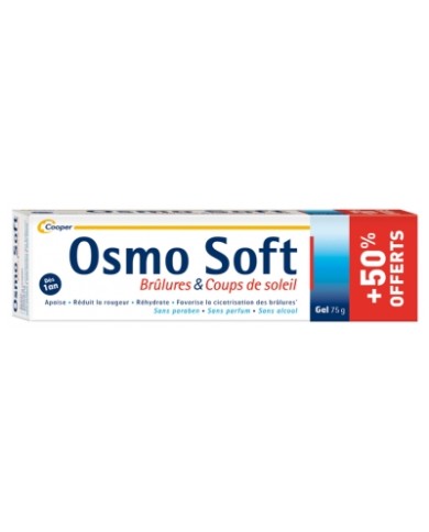 OSMO SOFT Brûlures et coups de soleil Tube de 75 grammes ( 50 % offert)