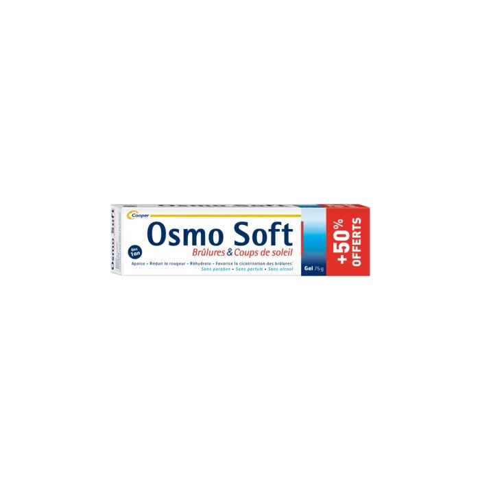 OSMO SOFT Brûlures et coups de soleil Tube de 75 grammes ( 50 % offert)