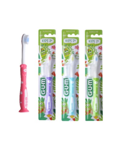 GUM Brosse à dents enfants 2 - 6 ans Souple GUM Brosse à dents enfants 2 - 6 ans Souple