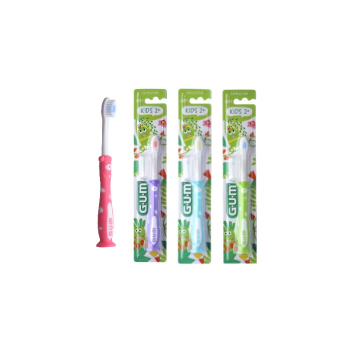 GUM Brosse à dents enfants 2 - 6 ans Souple