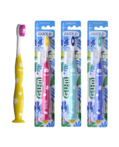 GUM Brosse à dents JUNIOR 6 ans et + Souple GUM Brosse à dents JUNIOR 6 ans et + Souple